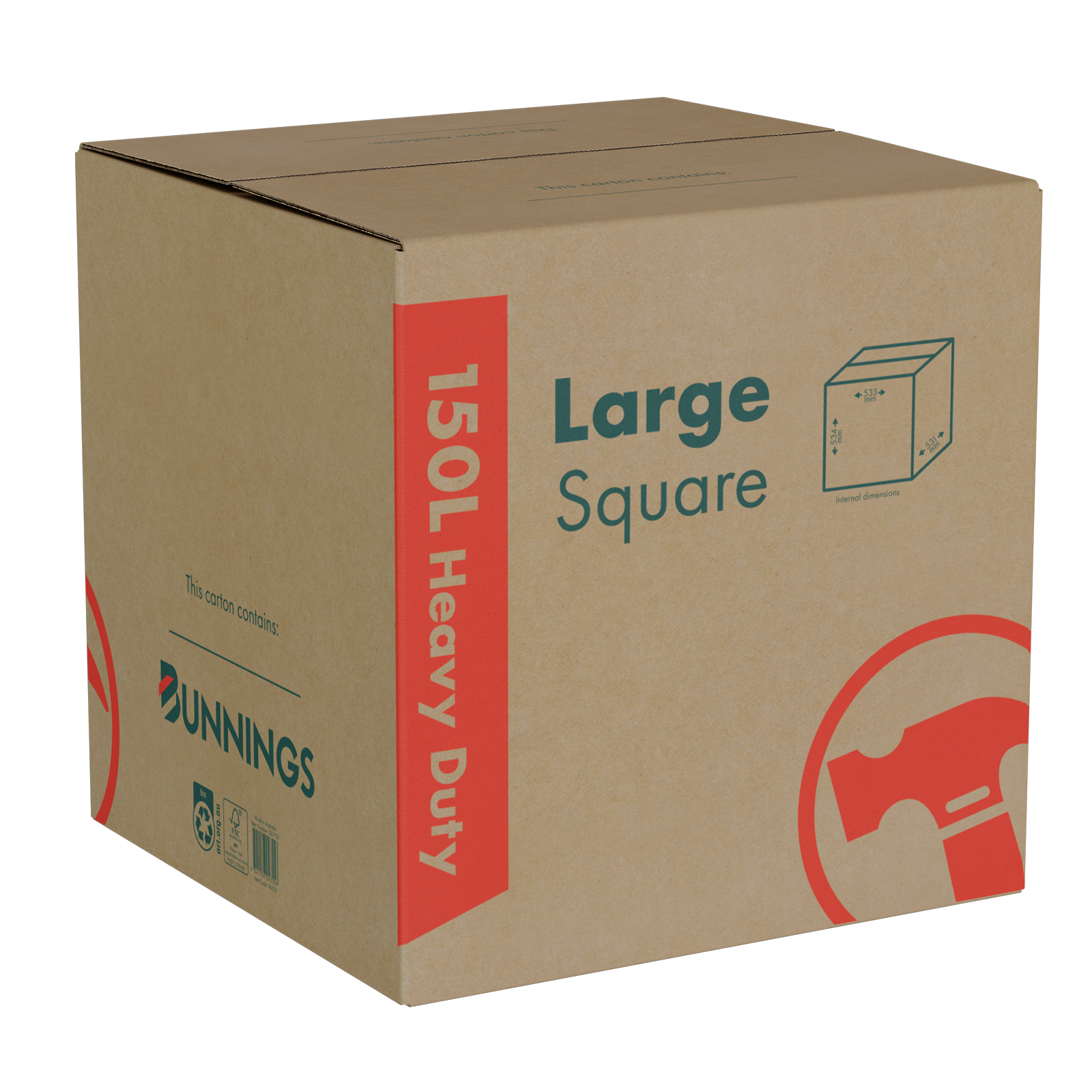 Moving Carton Heavy Duty 150L